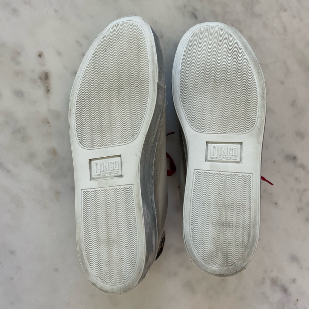 Dingo White Sneakers with Red Laces| size 8.5 M | EUC - Picture 6 of 6